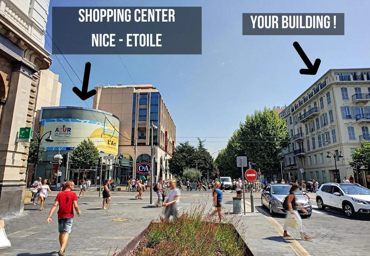Apartmán Nestor&Jeeves - Korner Avenue Terrace - Hyper Center Nice